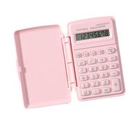 Calculadora científica de 8 dígitos para estudiantes con funda de durabilidad, funciones matemáticas básicas, calculadora de tapa