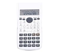 Calculadora Científica, Diseño Multifuncional, 240 Funciones, Calculadora de 12 bits, Tapa Dura Deslizante, Fácil de Usar, con Pantalla Grande para Estudiantes (Blanco Sencillo)