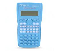 Calculadora Científica Eficiente de 12 bits, Calculadora Matemática de 240 Funciones con Pantalla LED, Cubierta Dura Deslizante, Fácil Uso para Estudiantes y Profesores (Azul)