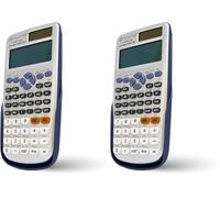 Calculadora científica Solar, Calculadora Digital cientifica para Ingeniería, Escuela y Universidad, Pantalla 2 líneas, Compatible para Escuelas y Negocios - Ofituria (F-991ES) (Paquete de 2)