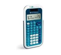 Texas Instruments TI-34 MultiView - Calculadora científica (panel solar y batería), color azul