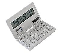 Calculadora compacta de viaje Nostalgiacore con pantalla transparente para calculadora rápida de soluciones matemáticas