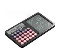 Calculadora con bloc de notas, herramienta de cálculo de doble función, 5.9 x 10.35 pulgadas, pantalla grande con pantalla de protección ocular, tablero de escritura a mano integrado, paquete de 1