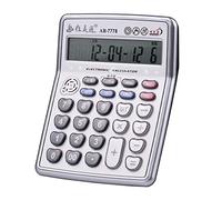 Calculadora de 12 dígitos con función musical, dispositivo de doble propósito, modo piano, capacidades de cálculo integrales, visualización de la fecha, ajuste de alarma, ajuste de volumen, diseño