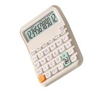 Calculadora de 12 dígitos de dibujos animados teclado mecánico de escritorio para finanzas, contabilidad, trabajo, profesional, ergonómico