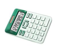Calculadora de batería solar con pantalla extragrande y transparente de 12 para cálculos rápidos, calculadora solar con