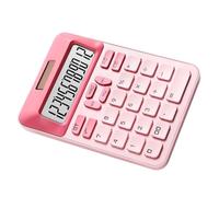 Calculadora de batería solar con pantalla extragrande y transparente de 12 para cálculos rápidos, calculadora solar con