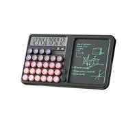 Calculadora de batería solar transportable que resalta el ruido, teclas complementarias, bolígrafo desmontable y calculadora solar permanente para escritura inmune a los arañazos, con bloc de