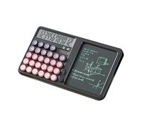 Calculadora de batería solar transportable que resalta el ruido, teclas complementarias, bolígrafo desmontable y escritura inmune permanente a arañazos, ruido facial, calculadora de estudio de