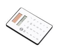 Calculadora de bolsillo alimentada por energía solar, ligera, con botones de alta sensibilidad y funciones matemáticas simples, calculadora de energía solar