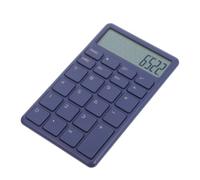 Calculadora de Bolsillo Azul Abs de 12 Dígitos con Pantalla LCD Grande
