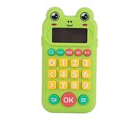 Calculadora de Bolsillo, Calculadora de Mano, Indicaciones de Voz Claras, Pantalla LCD, Juguete de Ejercicio Aritmético Portátil para Entretenimiento para Aprender en Casa, Escuela (Verde)