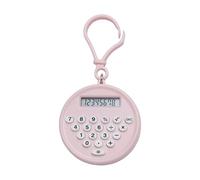 Calculadora de bolsillo con pantalla de 8 dígitos en llavero Teclas silenciosas Perfecta para clases de matemáticas y gestión de finanzas individuales Herramienta de matemáticas para estudiantes
