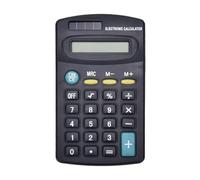 Calculadora de Bolsillo con Pantalla LCD 8 dígitos Herramienta cálculo portátil para Estudiantes Oficina hogar y Contabilidad financiera