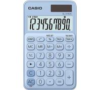 Calculadora de bolsillo de 10 dígitos (azul claro) - CASIO