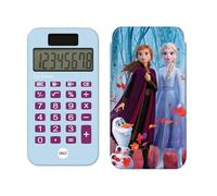 Calculadora de Bolsillo Disney Frozen, Olaf, Funciones de clásicas y avanzadas, Cubierta Protectora rígida, con batería, Azul/púrpura, C45FZLXB