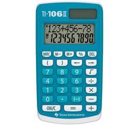 Calculadora de bolsillo TI 106 II (Azul) - TEXAS INSTRUMENTS