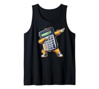Calculadora de Dabbing Cálculo matemático Gráfico novedoso Camiseta sin Mangas