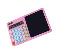 Calculadora de escritorio con pantalla LCD grande de 12 dígitos, función estándar para oficina, hogar, escuela, mesa, almohadilla de escritura de energía solar