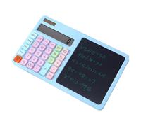 Calculadora de escritorio con pantalla LCD grande de 12 dígitos, función estándar para oficina, hogar, escuela, mesa, almohadilla de escritura de energía solar