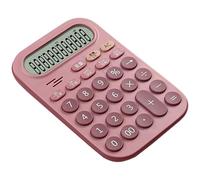 Calculadora de escritorio de caramelo de moda con 12 patrones de botones más de lectura y diversión para estudiantes y profesores Calculadora de alto valor estético