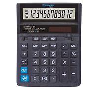 Calculadora de Escritorio DONAU Tech/K-DT4127-01 Función de raíz Cuadrada de 12 dígitos / 203 x 158 x 31 mm/Color: Negro/Calculadora con Pantalla de 12 dígitos
