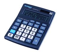 Calculadora de Escritorio Donau Tech Office K-DT5121-01/ Pantalla de 12 dígitos/ 137 x 101 x 30 mm/Color: Negro/Calculadora Solar de Doble alimentación - Funcionamiento con Pilas/Diseño Compacto