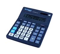Calculadora de Escritorio DONAU Tech Office K-DT5161-01/ Pantalla de 16 dígitos/ 201 x 155 x 35 mm/Color: Negro/Calculadora Solar de Doble alimentación - Funcionamiento con Pilas/Diseño Compacto