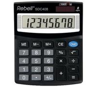 REBELL SDC408 - Calculadora, 8 dígitos, negro