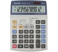 Calculadora De Escritorio Sharp El2125c Pantalla Móvil De 12 Dígitos