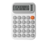 Calculadora de finanzas con batería solar de doble fuente portátil para estudiantes profesionales, uso de apariencia, diseño ergonómico, calculadora de batería solar