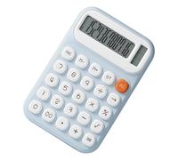 Calculadora de finanzas con batería solar de doble fuente portátil para estudiantes profesionales, uso de apariencia, diseño ergonómico, calculadora de batería solar