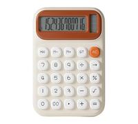 Calculadora de finanzas con batería solar de doble fuente portátil para estudiantes profesionales, uso de apariencia, diseño ergonómico, calculadora de batería solar