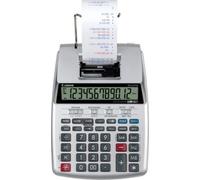 Calculadora de impresión Canon P23-DTSC 12 dígitos Reloj y cálculo de impuestos Plata
