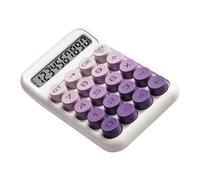 Calculadora de oficina elegante, herramienta de matemáticas científicas para estudiantes, exámenes, botones flexibles, calculadora de oficina ergonómica hecha de materiales ligeros