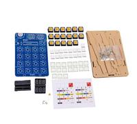 Calculadora de soldadura, juego electrónico de funciones de cálculo con pantalla LCD para la universidad y la escuela secundaria, kit de calculadora para práctica de programación