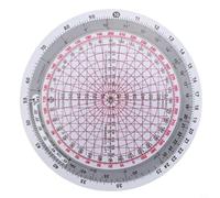 Calculadora de vuelo E6B regla de vuelo multifunción material plástico impermeable escalas de lectura clara cálculos de aviación navegación gestión de combustible tamaños E6B-R2 4 pulgadas E6B-R 6