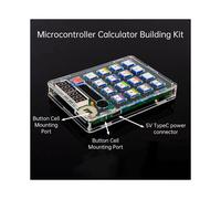 Calculadora Diy Kit de Producción Electrónica 51 Microcontrolador Experimento de Enseñanza Práctica de Soldadura Módulo Diy