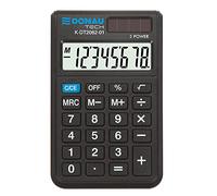DONAU TECH/K-DT2082-01 - Calculadora (8 dígitos, 97 x 60 x 11 mm), Color Negro