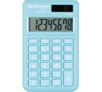 Calculadora Donau Tech/K-DT2082-17 Función de raíz Cuadrada de 8 dígitos/ 97 x 60 x 10 mm/Color: Azul/Calculadora con Pantalla de 8 dígitos/Funcionamiento con batería Solar de Doble alimentació
