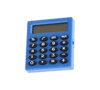Calculadora educativa con pantalla transparente de 8 dígitos, operaciones aritméticas esenciales, calculadora de matemáticas para niños