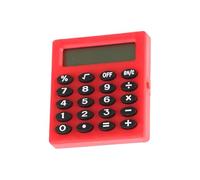 Calculadora educativa con pantalla transparente de 8 dígitos, operaciones aritméticas esenciales, calculadora de matemáticas para niños