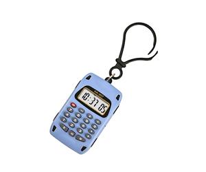 Calculadora electrónica Calculadoras multifuncionales Pantalla Digital Creativa Llavero Calculadora portátil de Bolsillo Liviana para Estudiantes