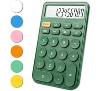 Calculadora estándar de 12 dígitos, pantalla LCD extragrande y botones para una fácil visualización, funciona con batería de apagado automático para oficina, escuela y uso doméstico