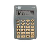 Calculadora liderpapel bolsillo xf03 8 digitos pilas color gris 99x64x9 mm - XF03