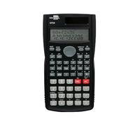 Calculadora liderpapel cientifica xf33 12 digitos 240 funciones con tapa solar y pilas color negro 156x85x20 - XF33