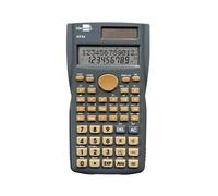 Calculadora liderpapel cientifica xf34 12 digitos 240 funciones con tapa solar y pilas color gris 156x85x20