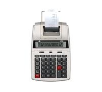 CALCULADORA LIDERPAPEL Impresora Pantalla Papel 57 MM 12 DIGITOS Impresion Bicolor Blanca 235X155X62 MM