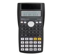 Calculadora Maul MSC 240 ECO 10 dígitos 240 funciones doble línea solar negra