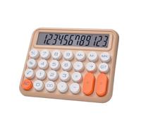 Calculadora mecánica de escritorio con pantalla LCD grande de 12 dígitos y botones mecánicos grandes para oficina, escuela, contabilidad, compañero
